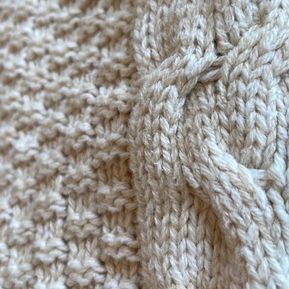 Denim + Company Cable Knit Sweater - L - Picture 3 of 4